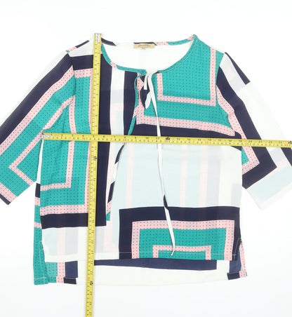 Womens UK Size S Sweet Miss Multicoloured Tunic Blouse