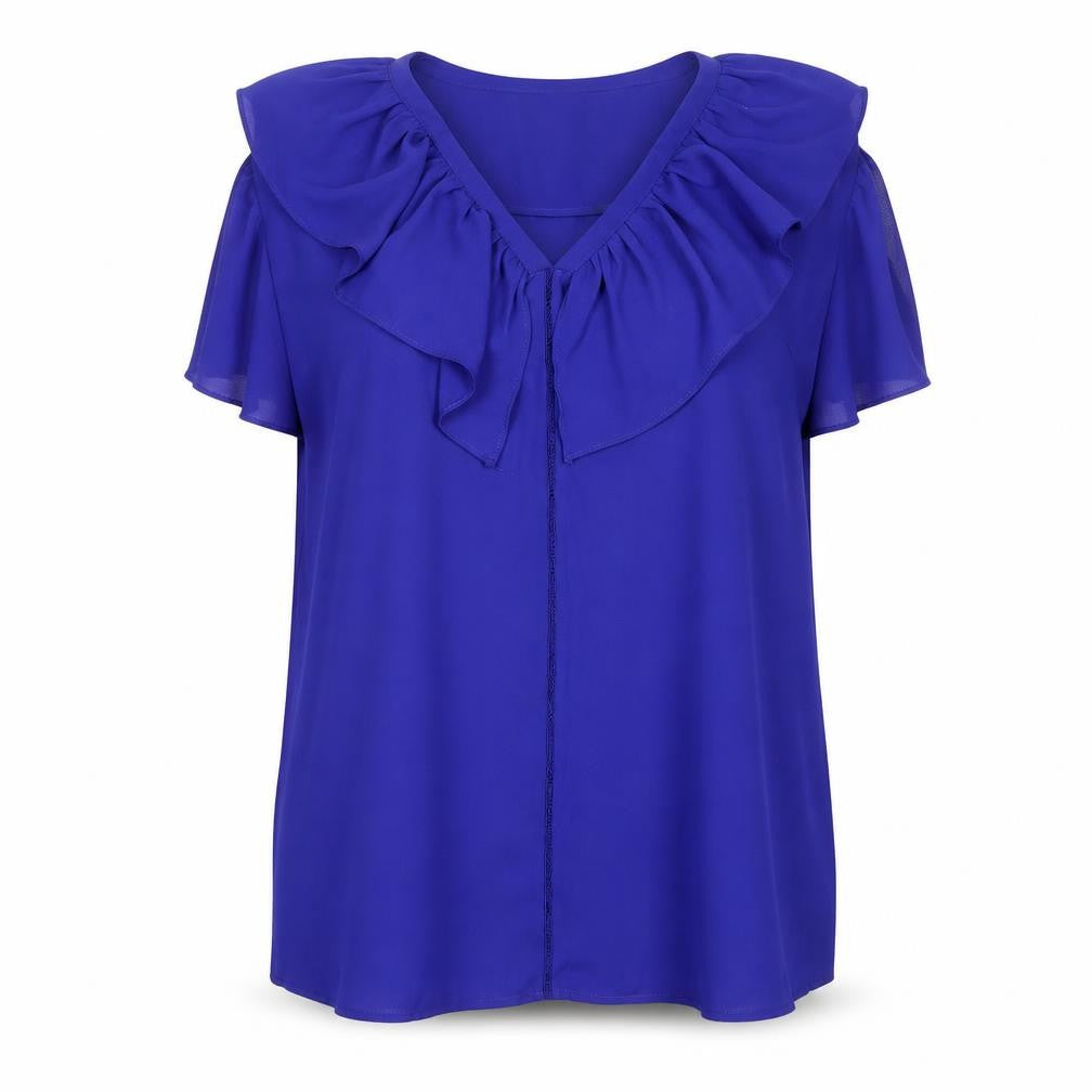 Womens UK Size 14 Dunnes Blue Tunic Blouse