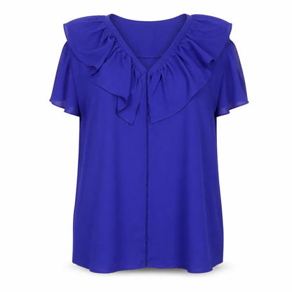 Womens UK Size 14 Dunnes Blue Tunic Blouse