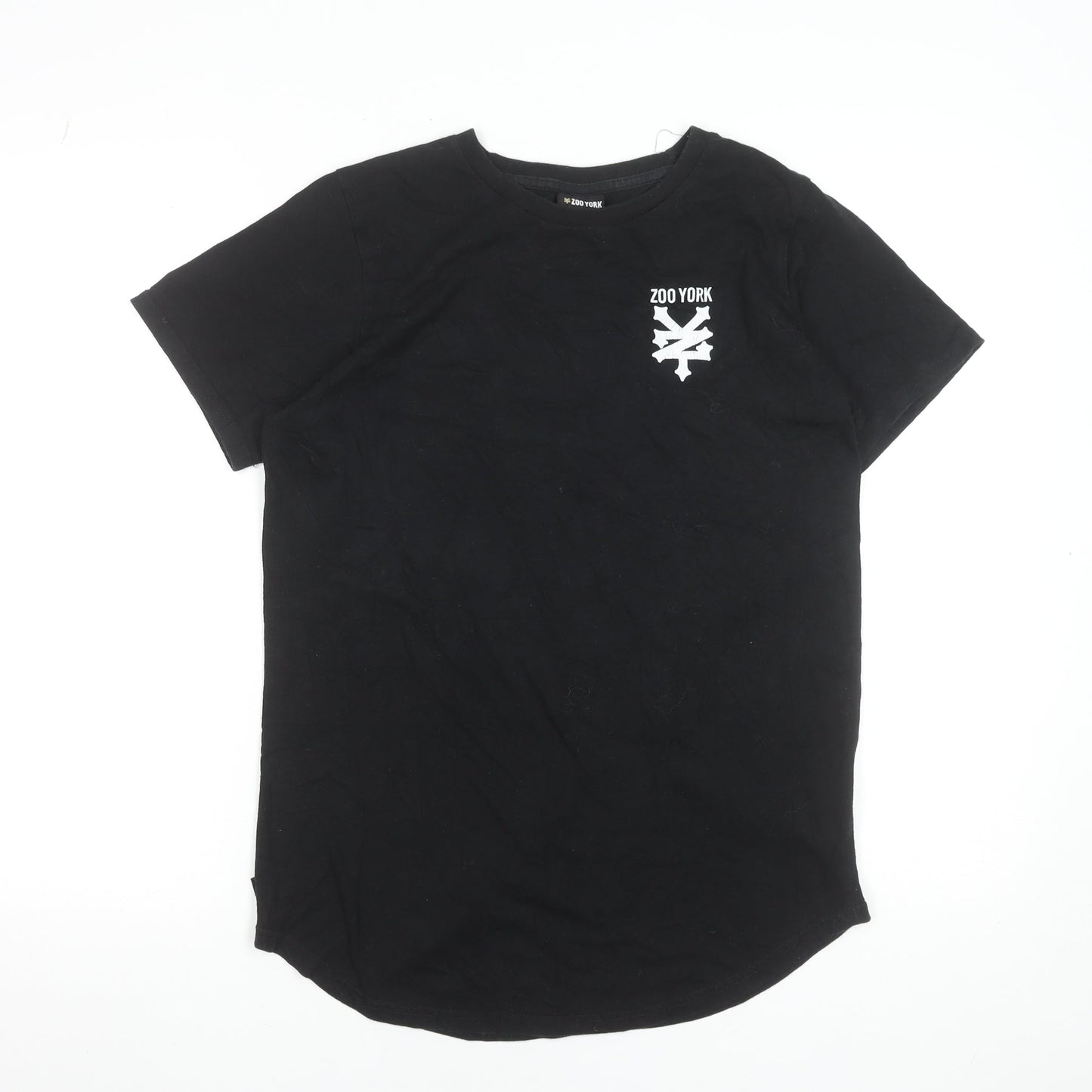 Boys UK Size XL Zoo York Black Basic T-Shirt