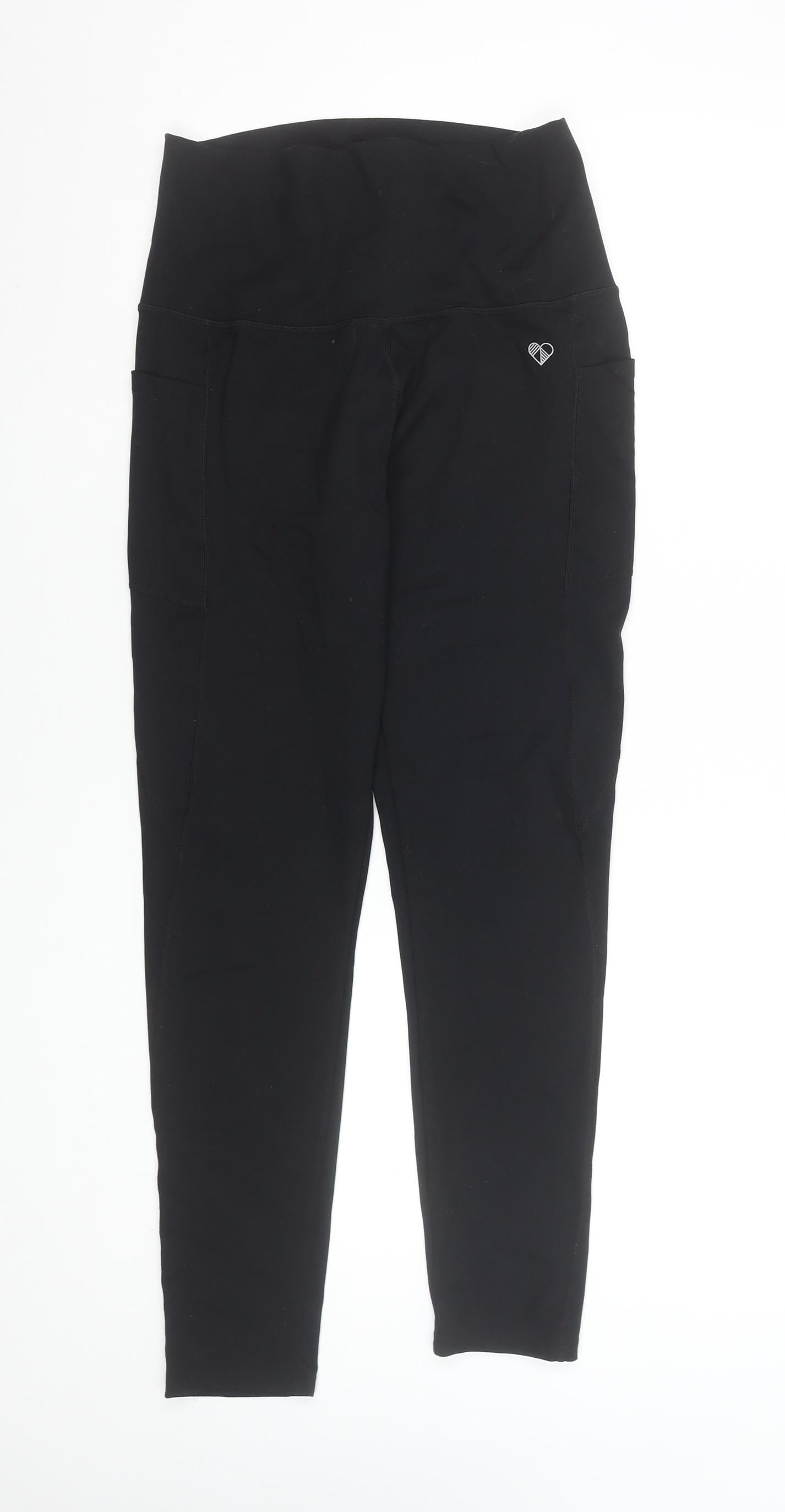 Womens UK Size L PEACHYLEAN Athletic Fit Leggings Black Leggings