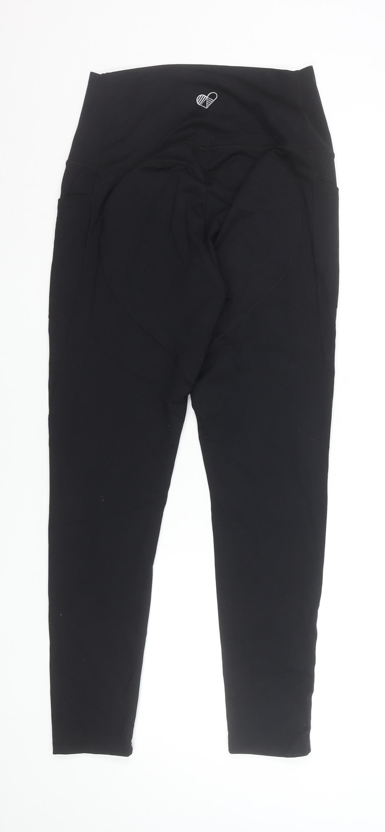 Womens UK Size L PEACHYLEAN Athletic Fit Leggings Black Leggings