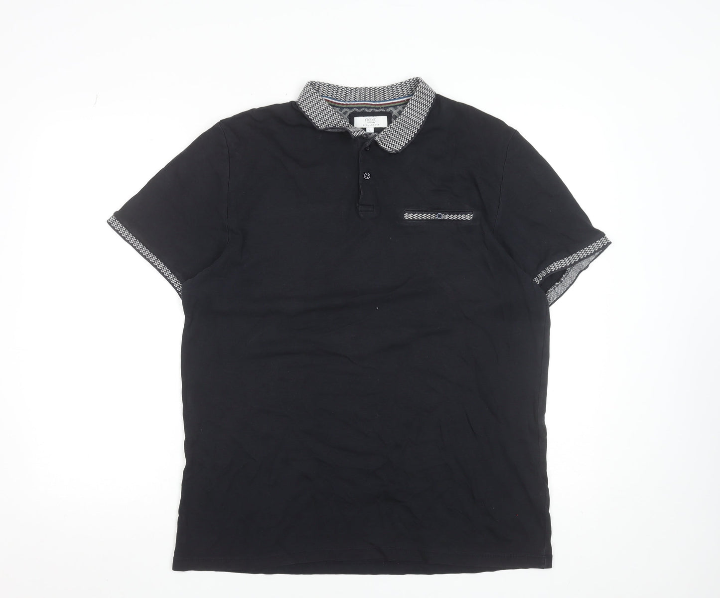 Mens UK Size L NEXT 100% Cotton Polo Shirt