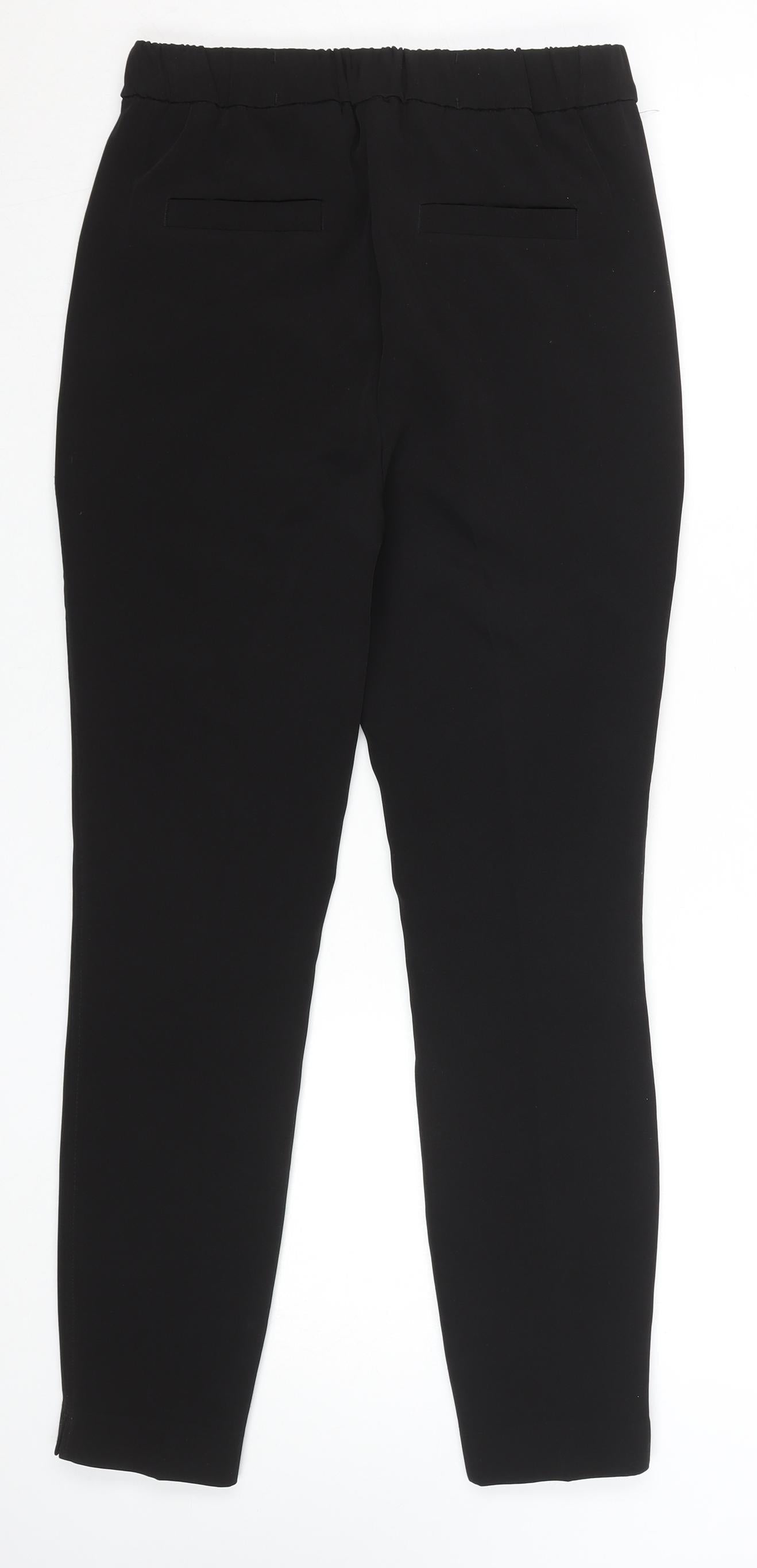 Womens UK Size 8 NEXT Slim Fit Business Casual Workwear Black Trousers