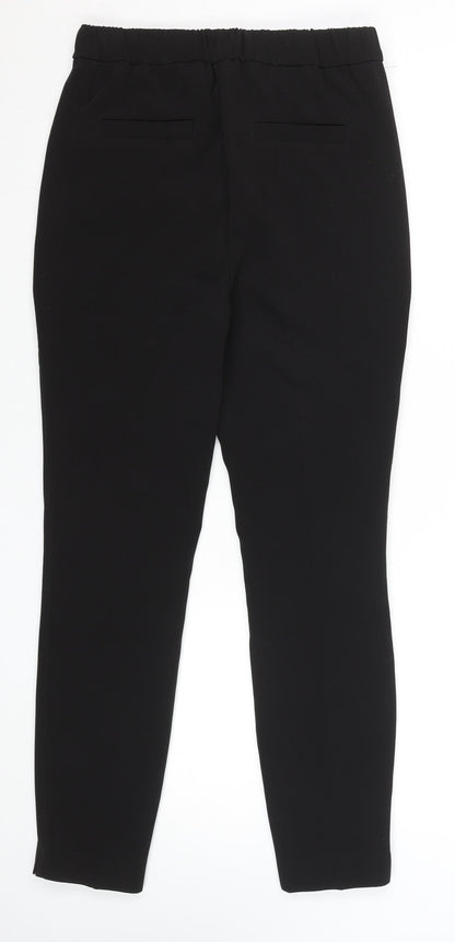 Womens UK Size 8 NEXT Slim Fit Business Casual Workwear Black Trousers