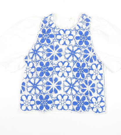 Womens UK Size XS Dunnes Stores White Camisole Blouse