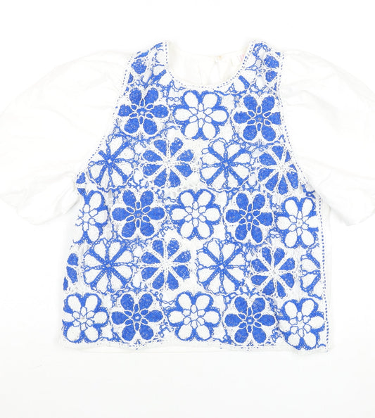 Womens UK Size XS Dunnes Stores White Camisole Blouse
