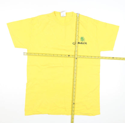 Royal Caribbean Jamaica Yellow Men's M Graphic Holiday T-Shirt