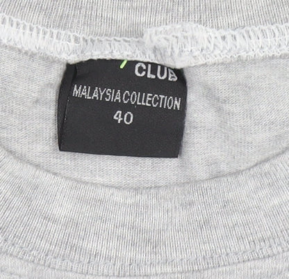 Mens UK Size L Club Grey  T-Shirt