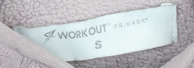 Primark Women’s Lilac Fleece 1/4 Zip Sweatshirt Size S