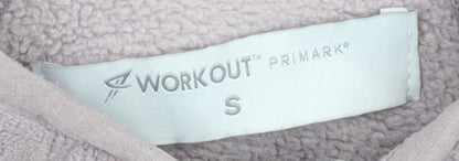 Primark Women’s Lilac Fleece 1/4 Zip Sweatshirt Size S