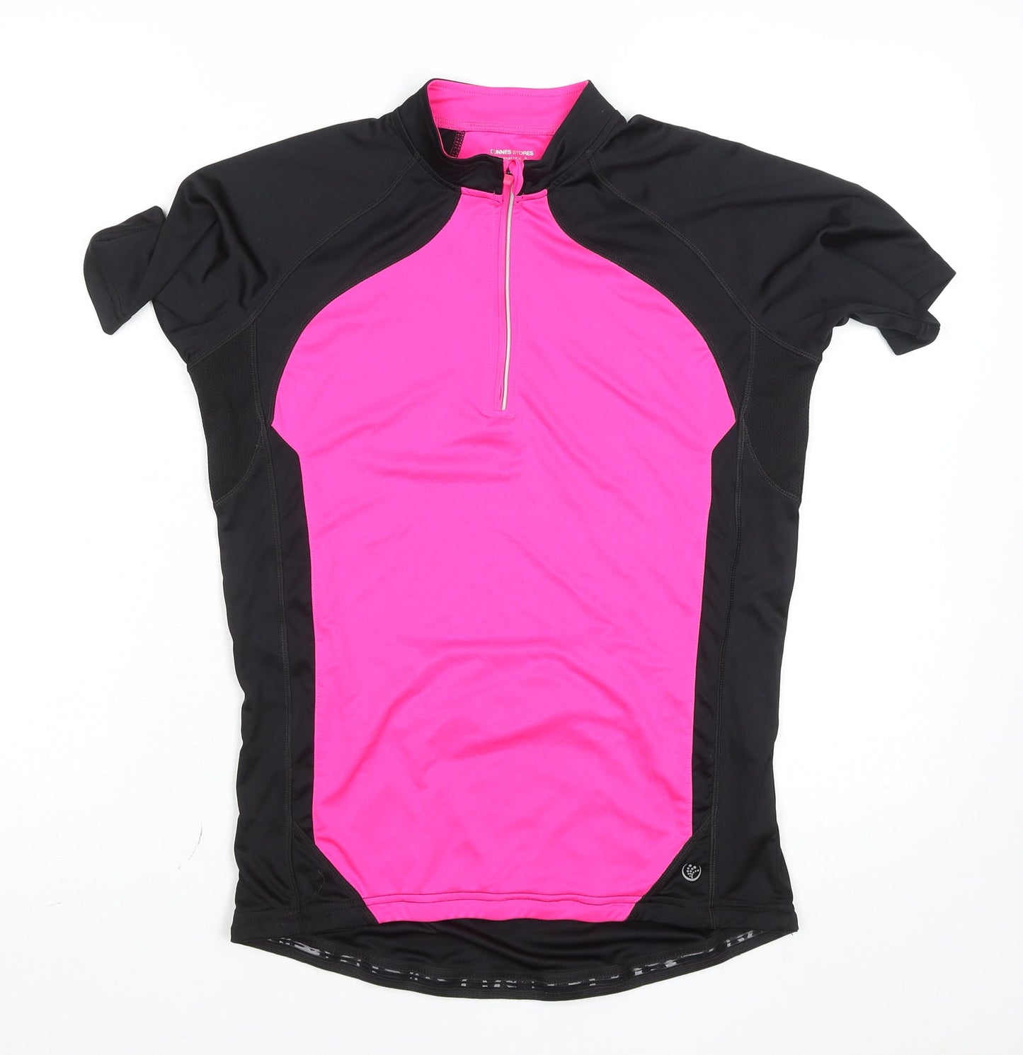 St. Bernard Men’s Pink Cycling Jersey T-Shirt Medium 1/4 Zip