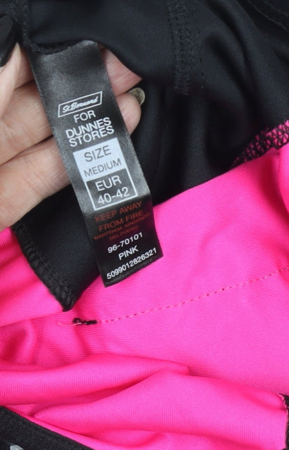 St. Bernard Men’s Pink Cycling Jersey T-Shirt Medium 1/4 Zip