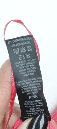 Dunnes Stores Pink Sweat Shorts Men’s Small Cotton Modal