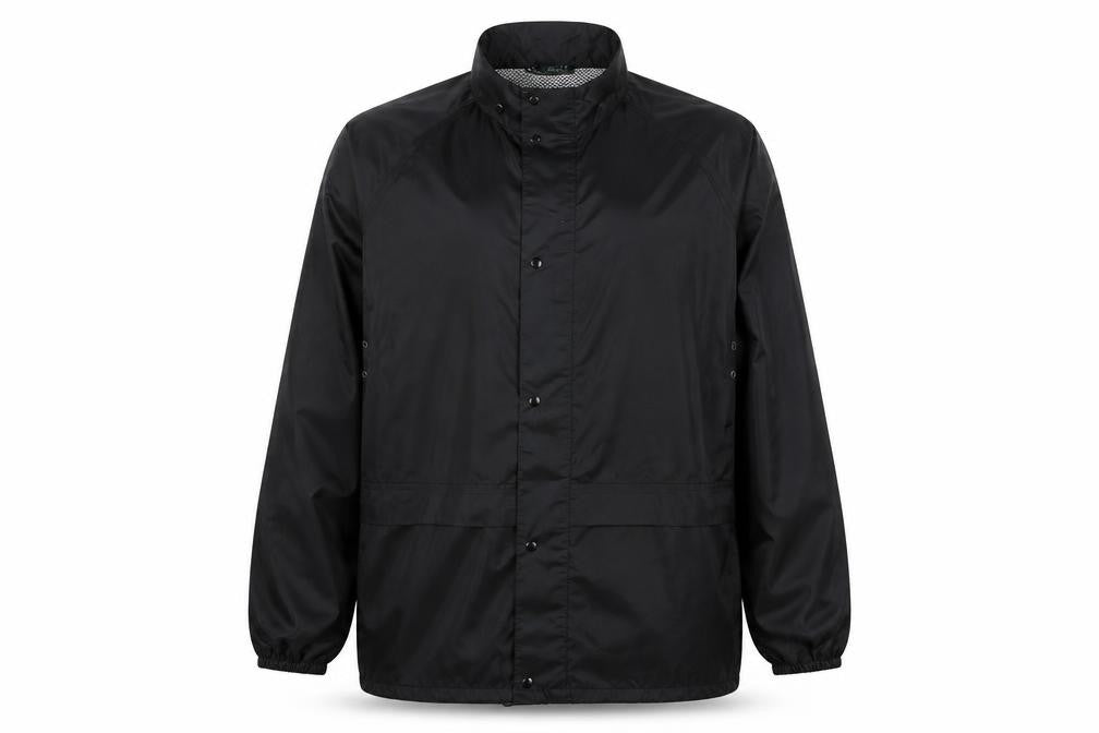 Mens UK Size M Footpath Black Windbreaker Coat