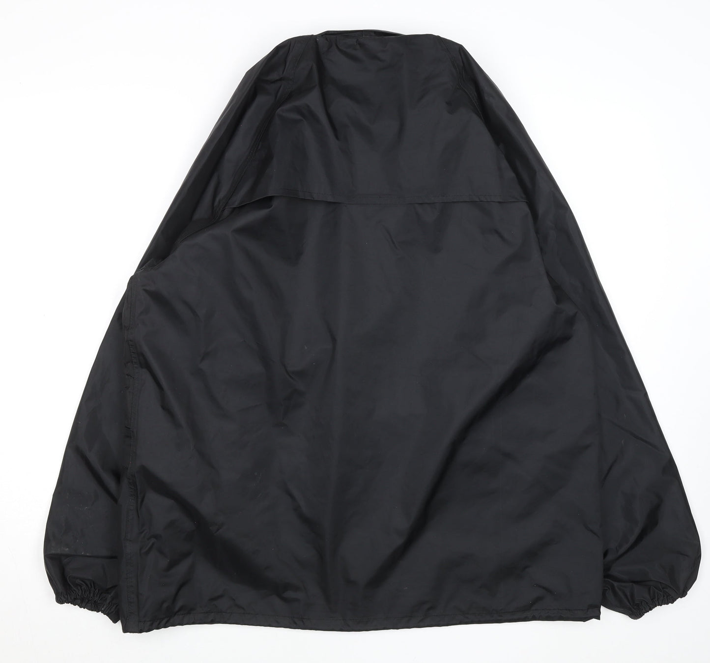Mens UK Size M Footpath Black Windbreaker Coat