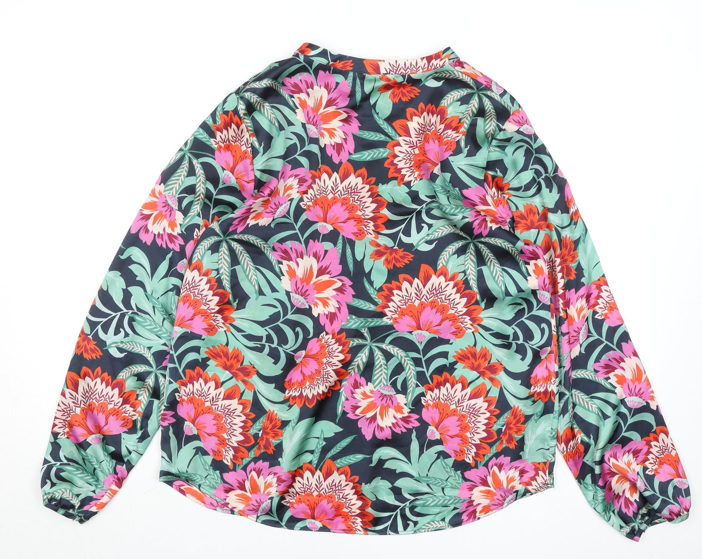 Womens UK Size 12 Gallery Multicoloured Tunic Blouse