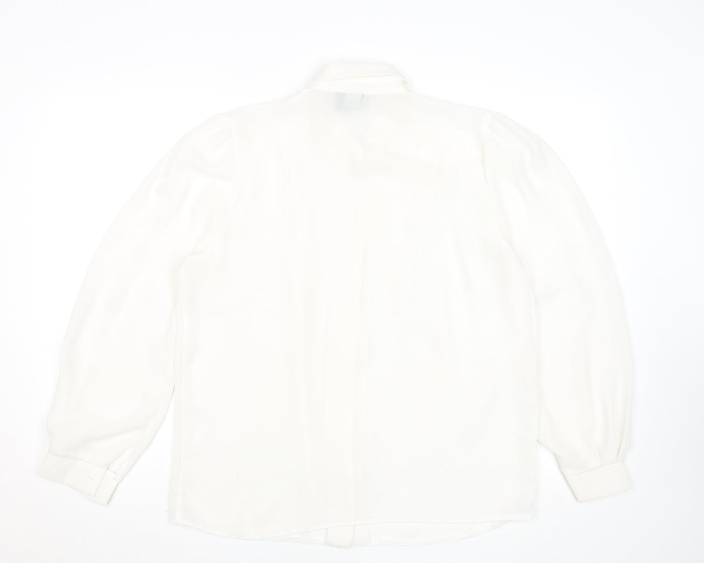 Womens UK Size S Rafale London Ivory Classic Blouse