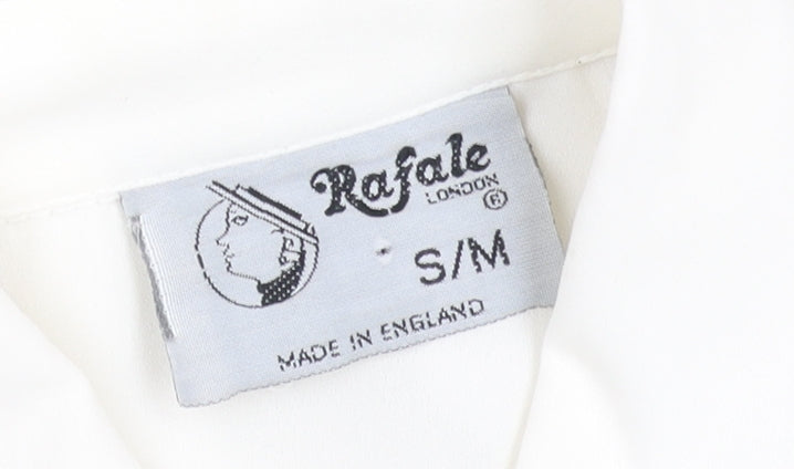 Womens UK Size S Rafale London Ivory Classic Blouse