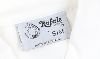 Womens UK Size S Rafale London Ivory Classic Blouse