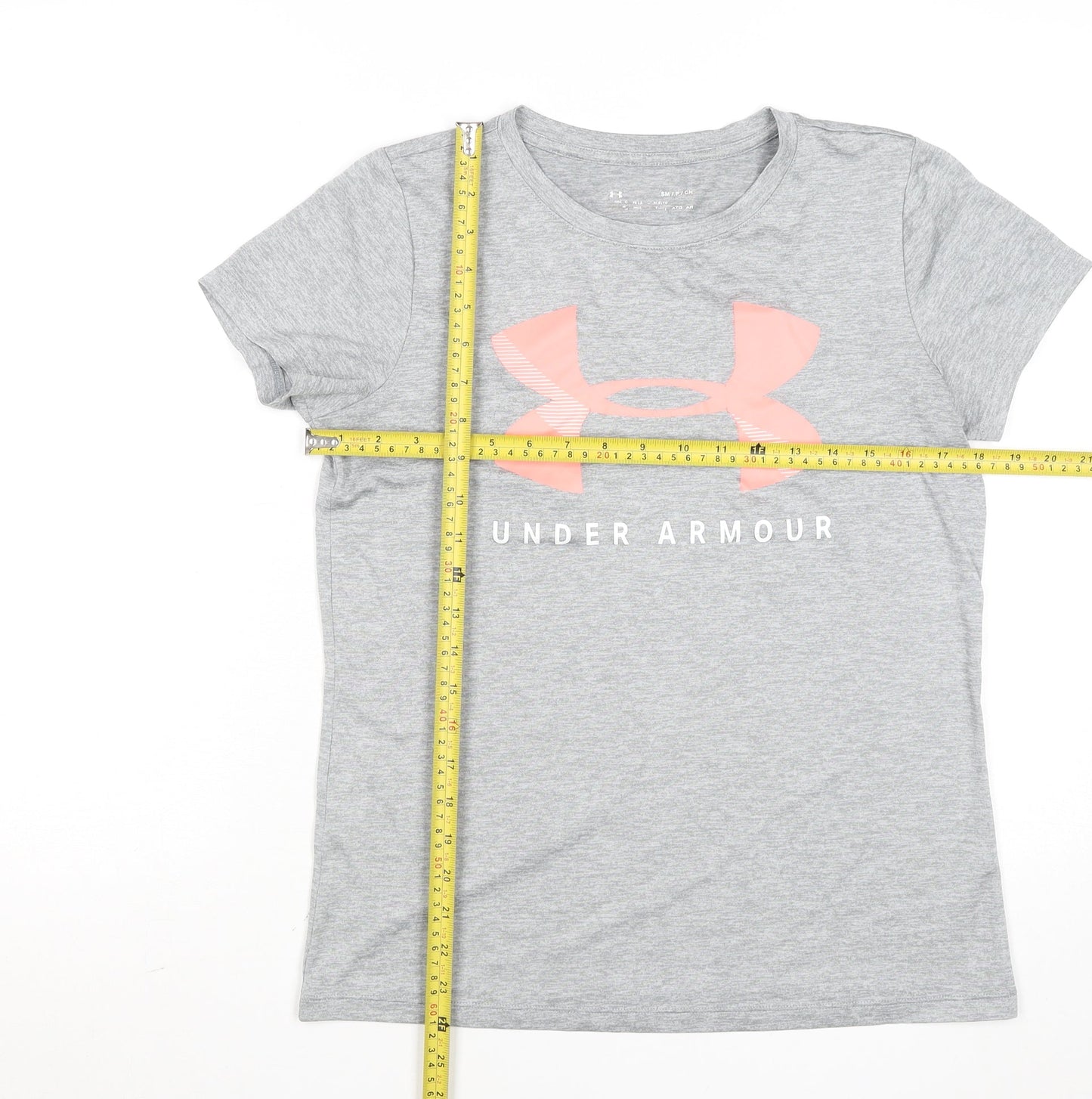 Under Armour Women’s Grey Short Sleeve Sports T-Shirt Size S