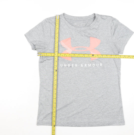 Under Armour Women’s Grey Short Sleeve Sports T-Shirt Size S