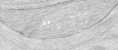 Under Armour Women’s Grey Short Sleeve Sports T-Shirt Size S