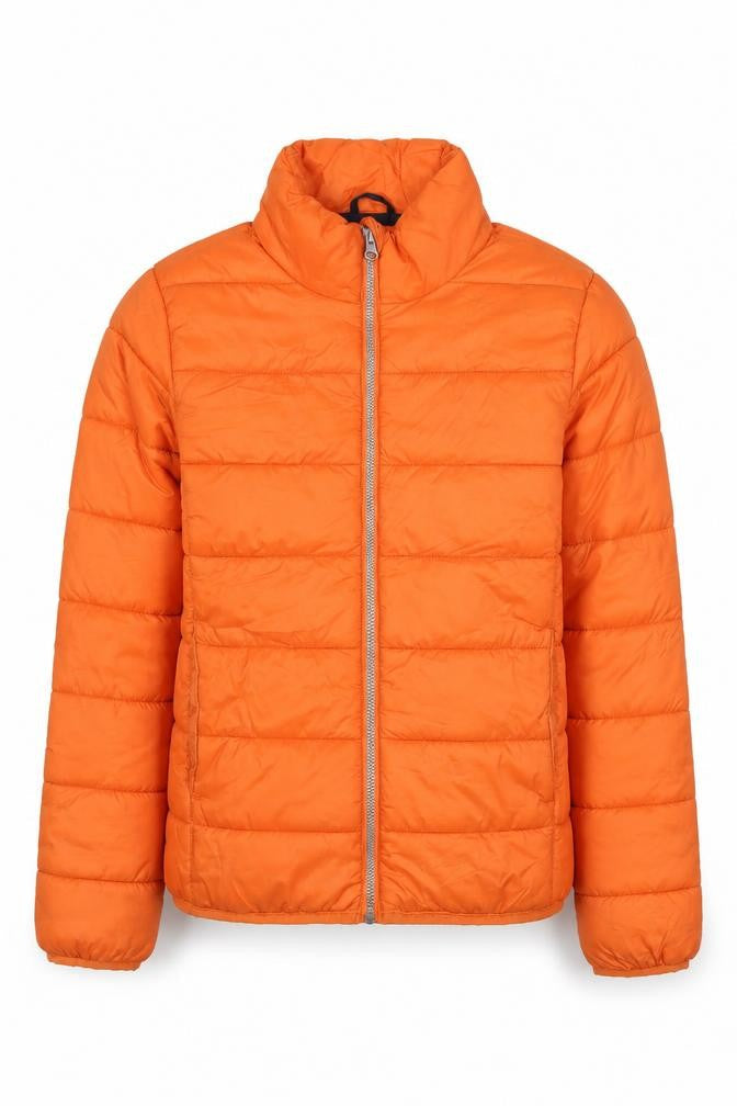 Boys UK Size 11 Years Pepperts Orange Puffer Jacket