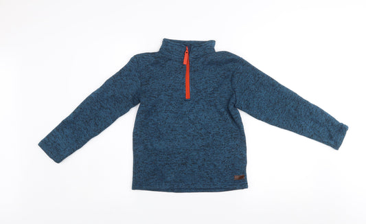 Boys UK Size 7-8 Years Hi Gear Blue 1/4 Zip