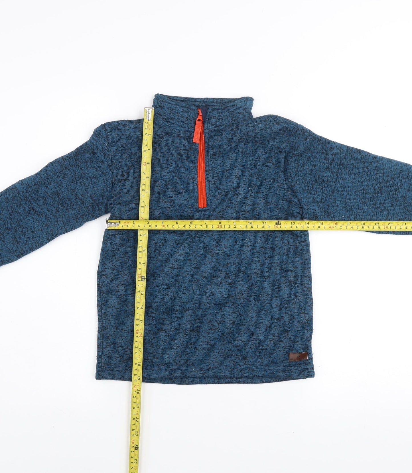 Boys UK Size 7-8 Years Hi Gear Blue 1/4 Zip