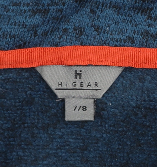 Boys UK Size 7-8 Years Hi Gear Blue 1/4 Zip