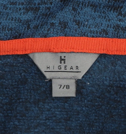 Boys UK Size 7-8 Years Hi Gear Blue 1/4 Zip