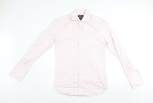 Mens UK Collar Size 14.5 Marks and Spencer Smart Pink  Dress Shirt