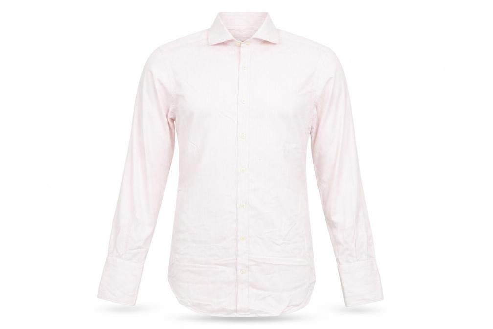 Mens UK Collar Size 14.5 Marks and Spencer Smart Pink  Dress Shirt