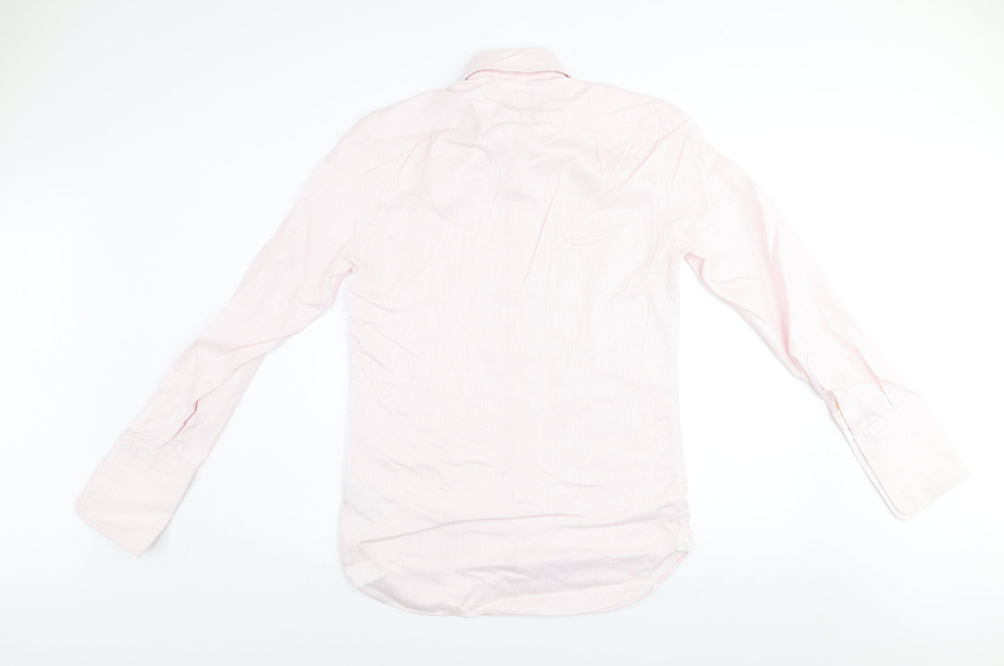 Mens UK Collar Size 14.5 Marks and Spencer Smart Pink  Dress Shirt