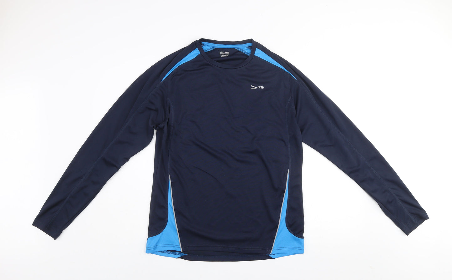 Dunnes Stores XLR8 Men's Blue Long Sleeve Athletic Running Top Size M
