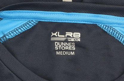 Dunnes Stores XLR8 Men's Blue Long Sleeve Athletic Running Top Size M