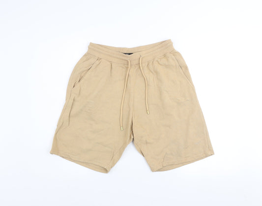 Mens UK Size S Threadbare Regular Fit Sweat Shorts