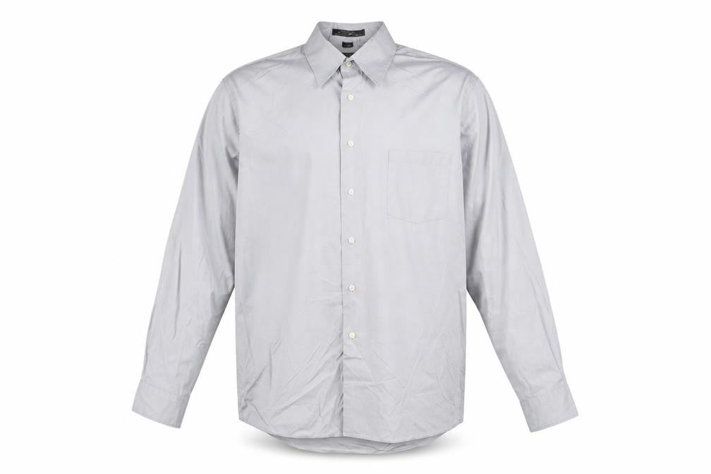 Mens UK Collar Size L DKNY Smart Grey  Dress Shirt