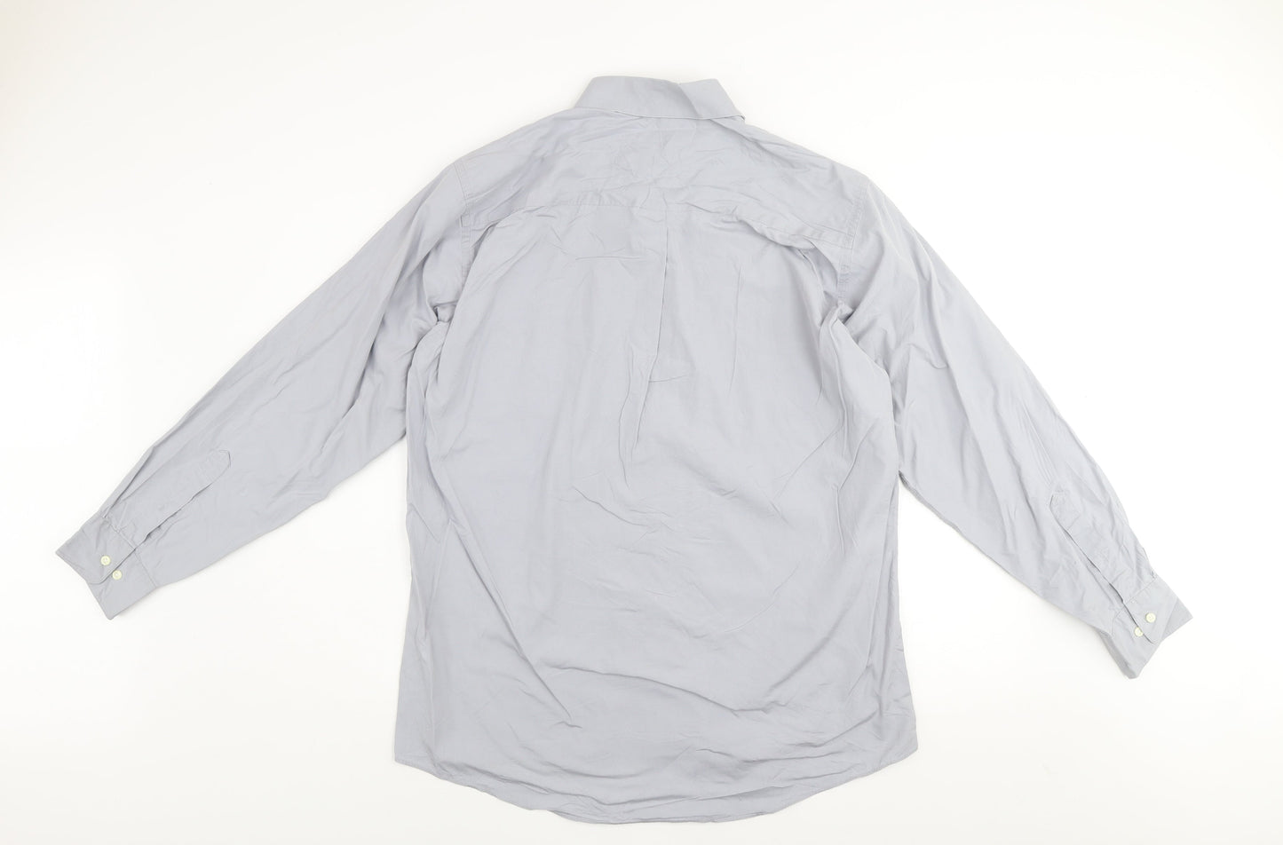 Mens UK Collar Size L DKNY Smart Grey  Dress Shirt