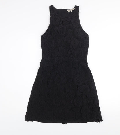 Marks and Spencer Women’s Black Lace A-Line Dress Size 8