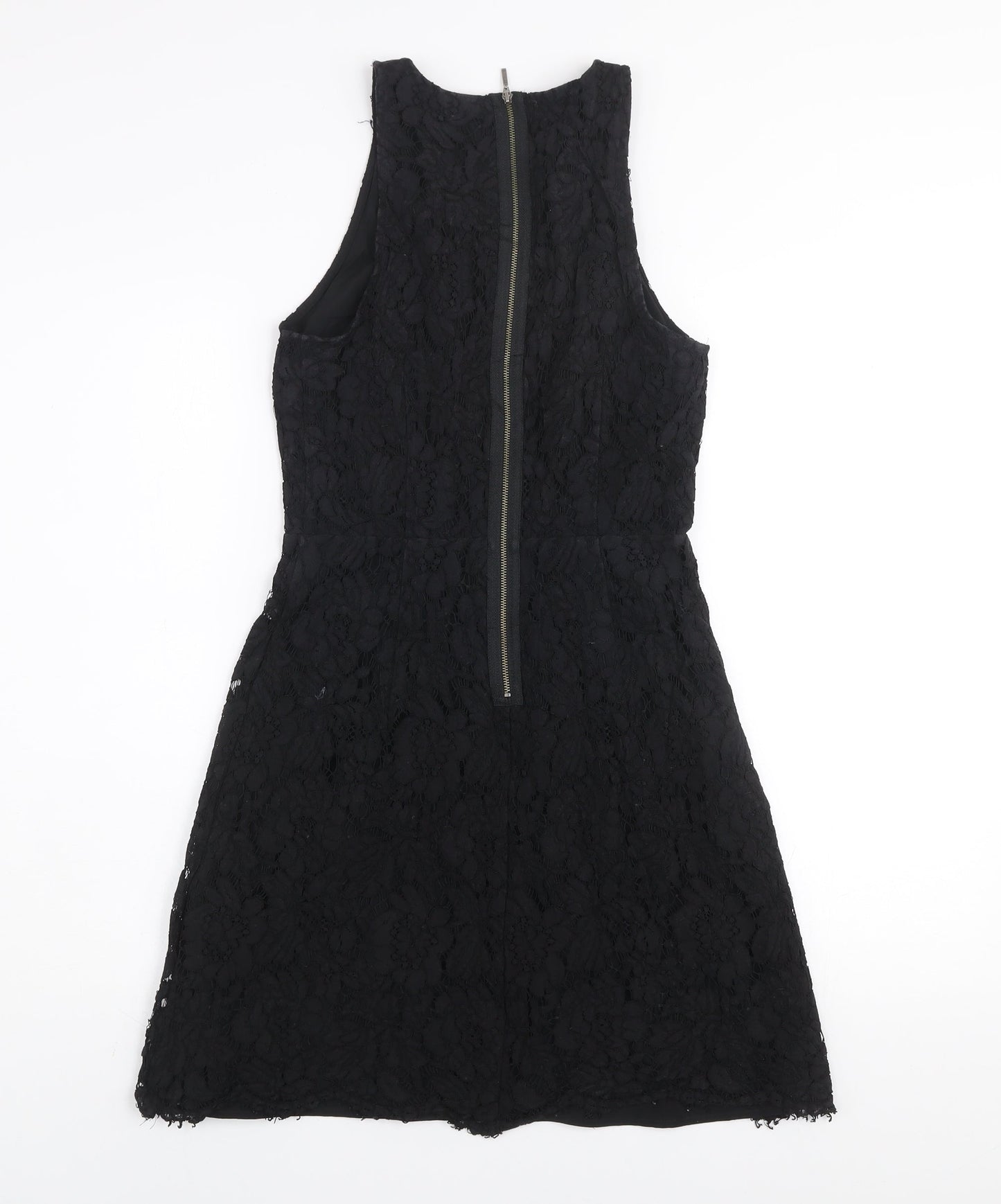 Marks and Spencer Women’s Black Lace A-Line Dress Size 8