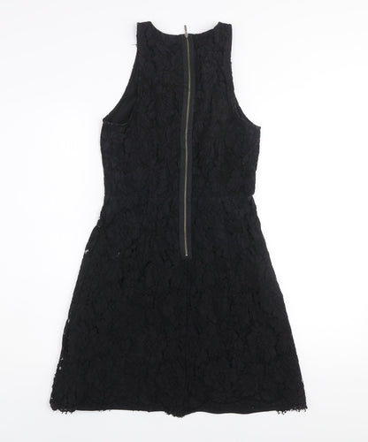 Marks and Spencer Women’s Black Lace A-Line Dress Size 8