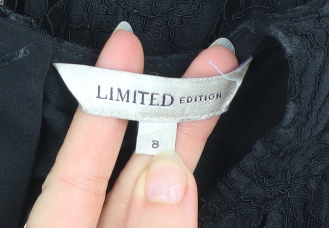 Marks and Spencer Women’s Black Lace A-Line Dress Size 8