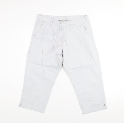 Mountain Warehouse Women’s Grey Capri Trousers Size 10 Lightweight Casual