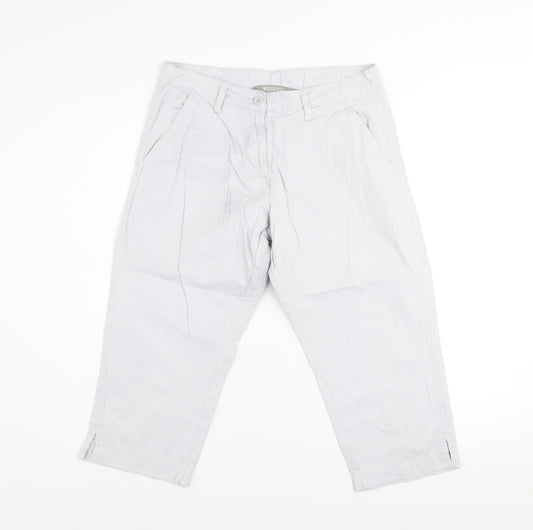 Mountain Warehouse Women’s Grey Capri Trousers Size 10 Lightweight Casual