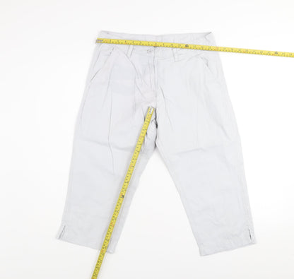 Mountain Warehouse Women’s Grey Capri Trousers Size 10 Lightweight Casual