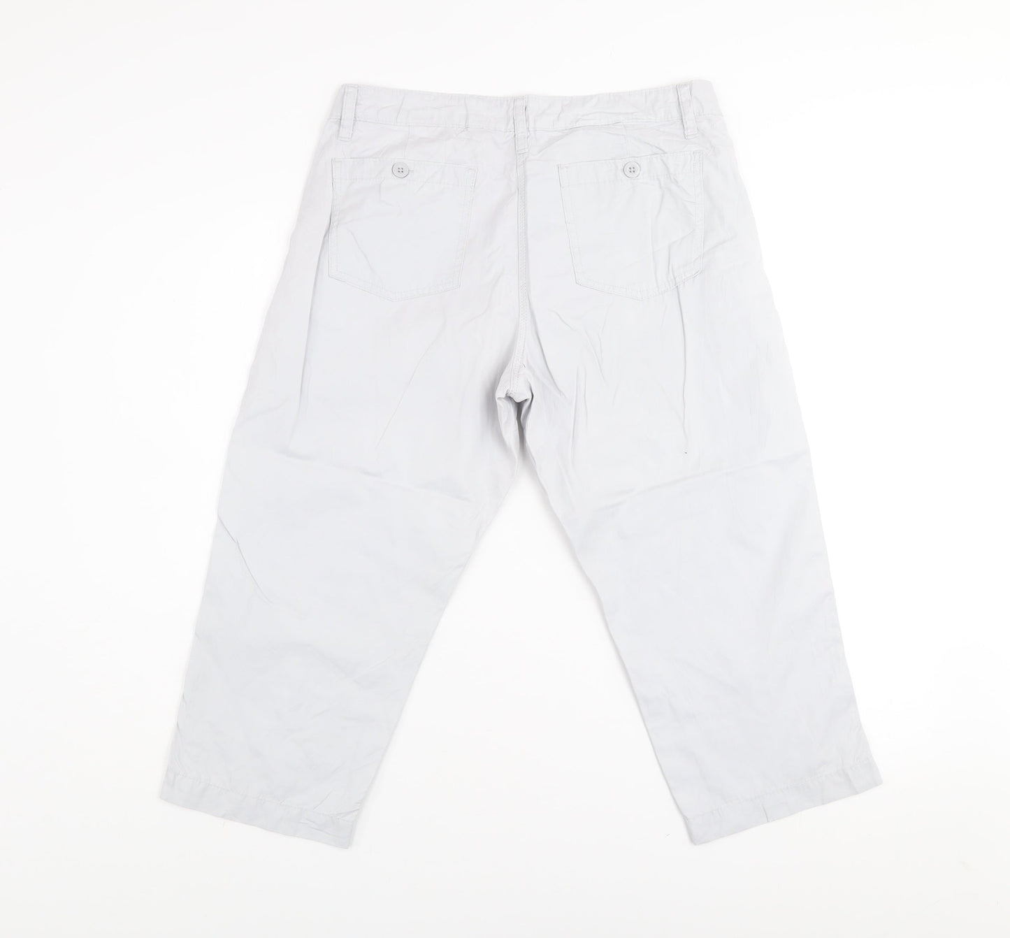 Mountain Warehouse Women’s Grey Capri Trousers Size 10 Lightweight Casual