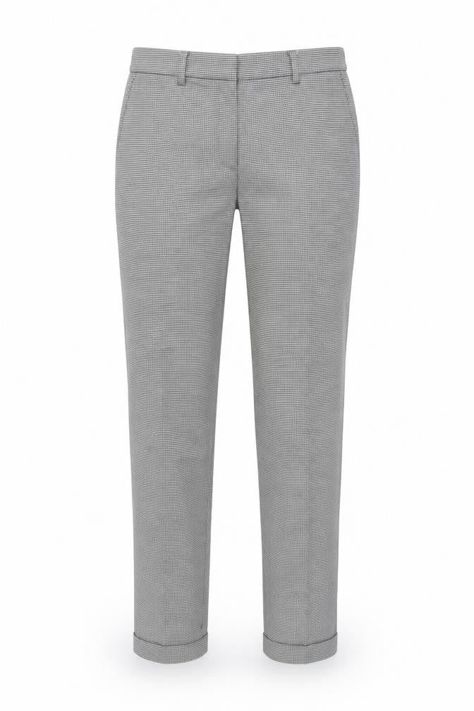 Womens UK Size 10 Adrienne Vittadini Slim Fit Chino Grey Trousers