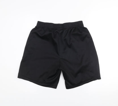 Hummel Mens Black M Athletic Football Shorts Breathable Quick Dry